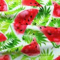 Wholesale Digital Printing Summer Fruit Designs 32s Knit Cotton Spandex Lycra Fabric